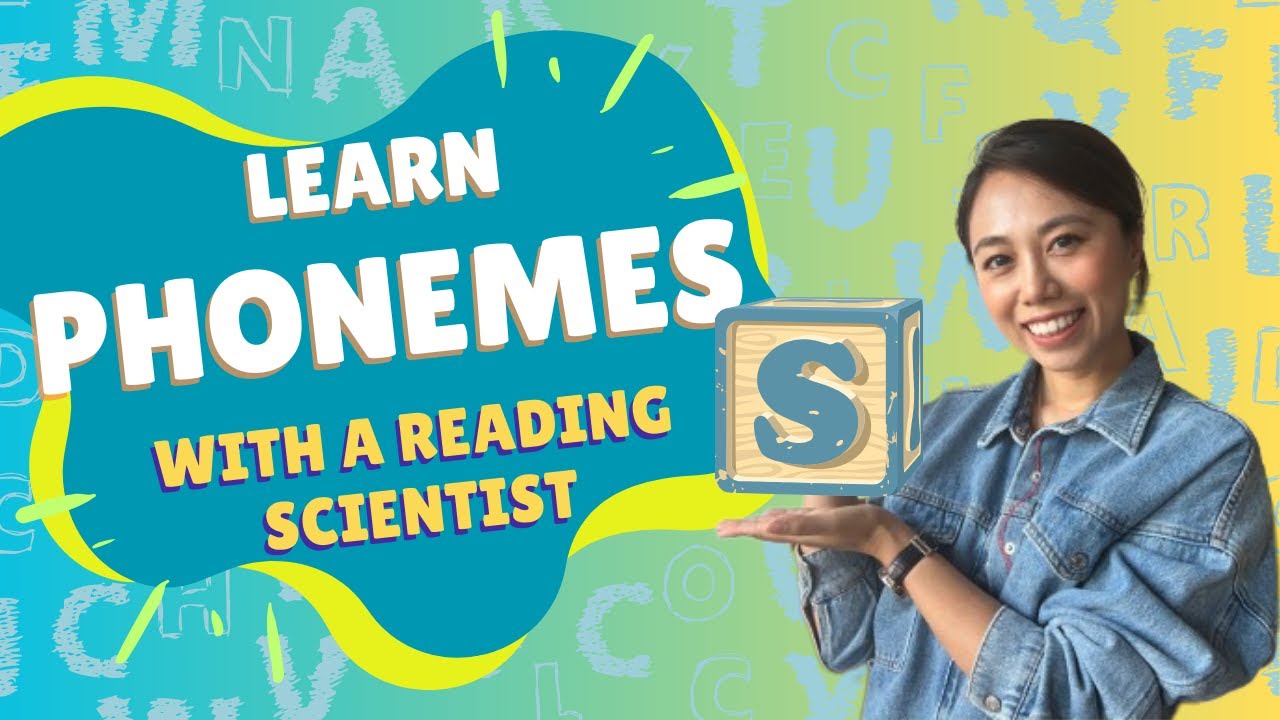 LESSON 1: LEARN PHONICS with a READING SCIENTIST! For kids in preschool, kindergarten, grade 1