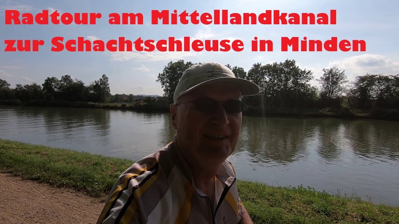 Radtour am Mittellandkanal zur Schachtschleuse