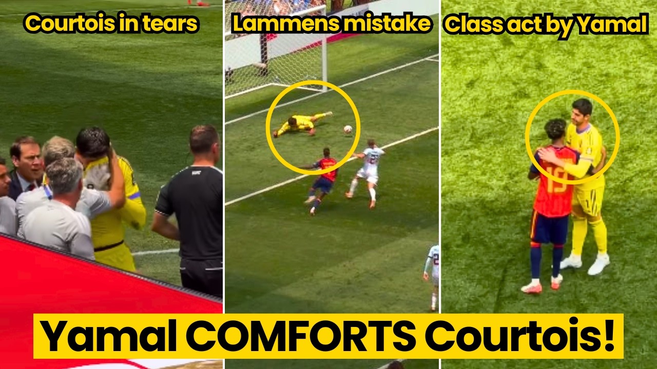Yamal Comforts Heartbroken Courtois After Injury & Lammens' Late Error End Belgium's World Cup Dream
