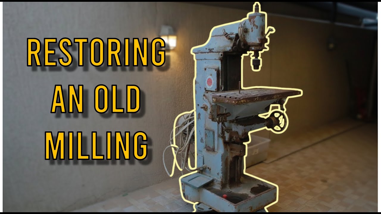 OF-55 Milling Machine Restoration (Part 1) - ОФ-55 станок фрезерный