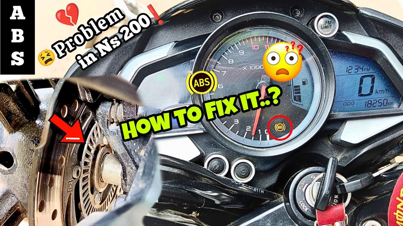 💔Abs problem in our Ns 200❗| How to fix it ? | Abs plate damaged😫 | Lifetime Traveller |