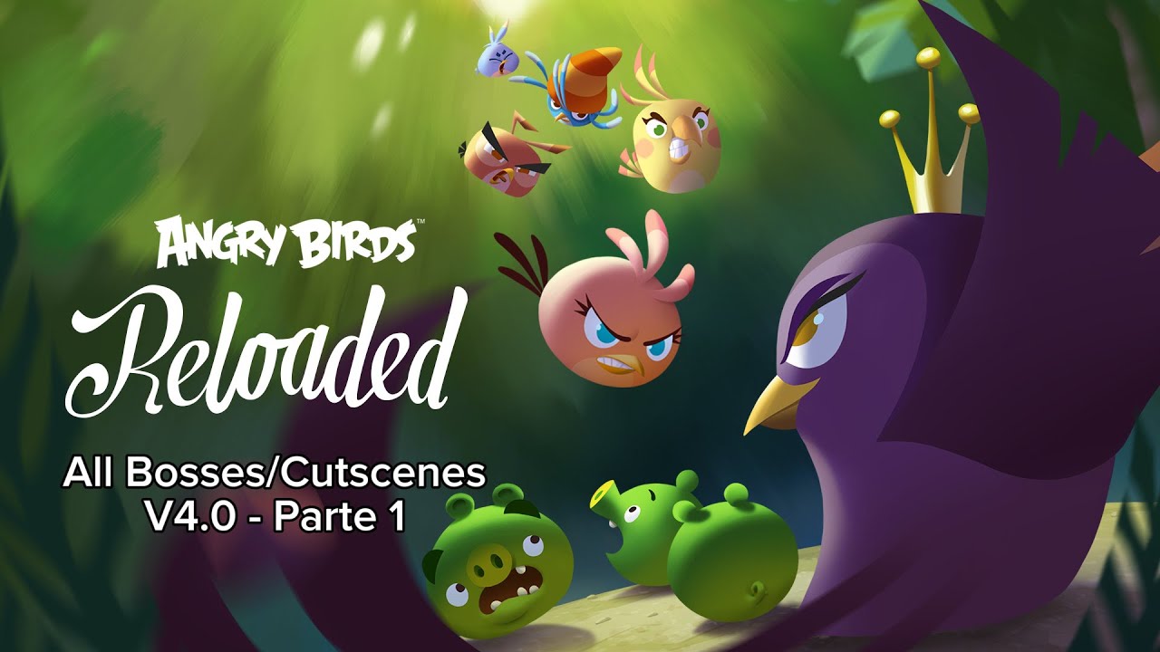Angry Birds Stella Reloaded - All Bosses and Cutscenes (V4.0 + Parte 1)