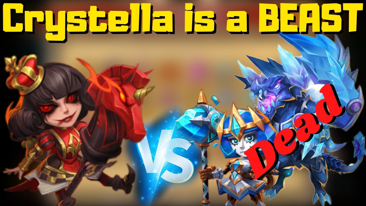 Crystella is a Beast | One Shot Master | How to kill Serratica | Castle Clash