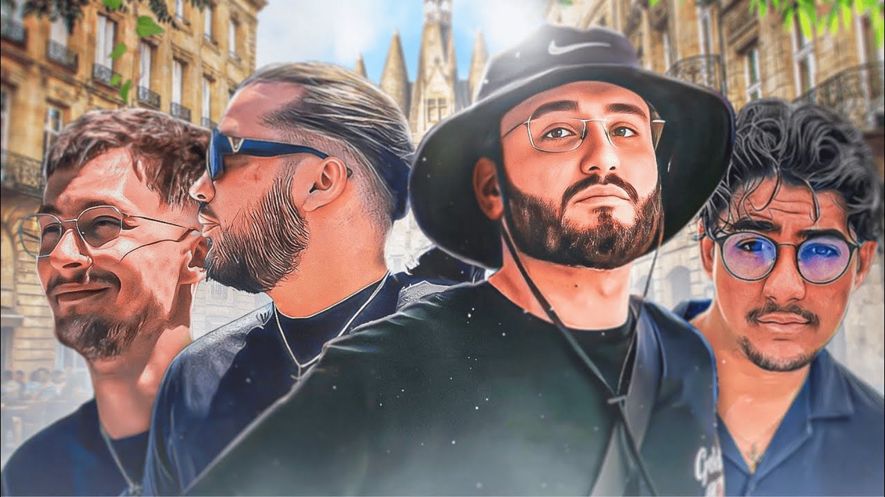 LIVE IRL ➤ Ptite balade dans Bordeaux + activité secrète avec @lnikos@JLTomy  @Wativlr