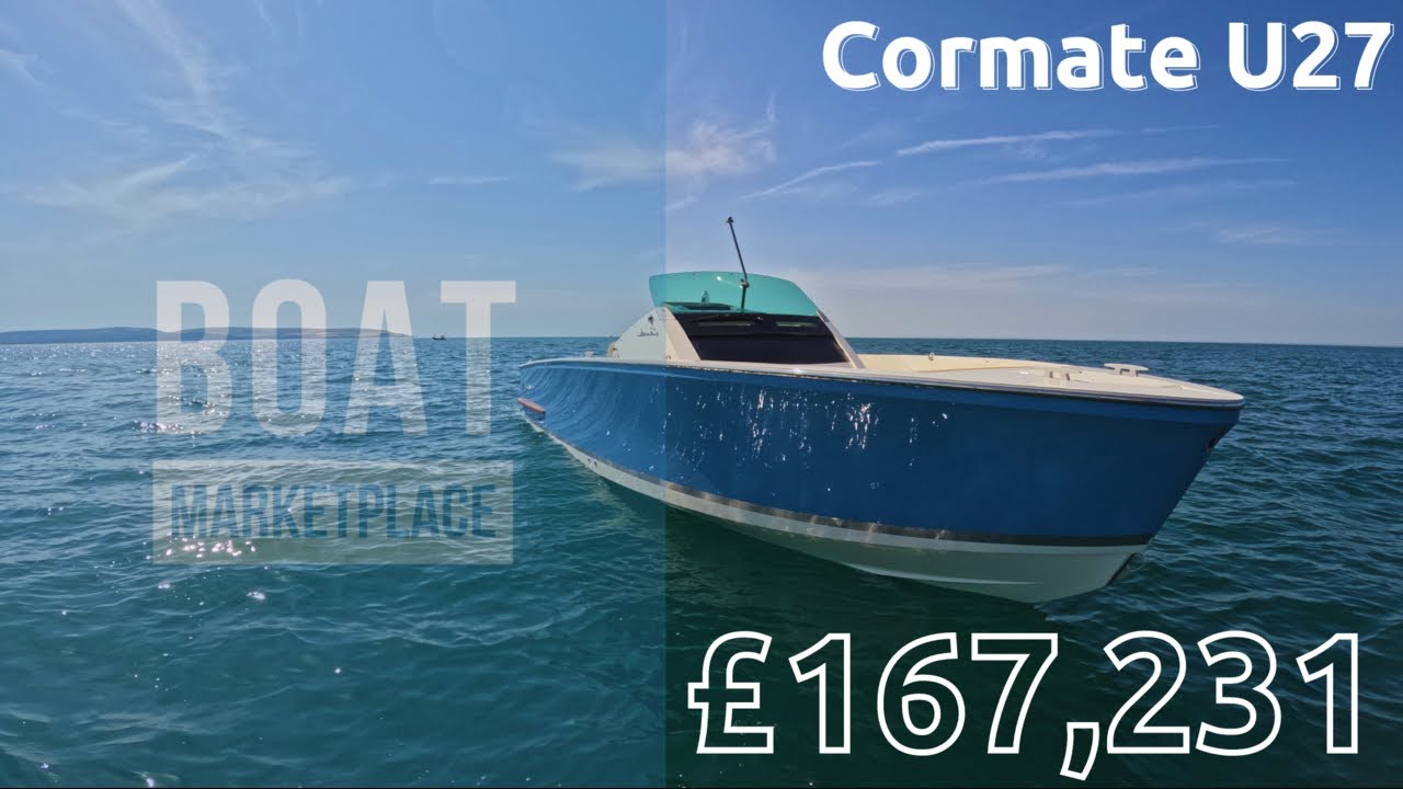 Cormate U27 Yacht For Sale, Boat Tour