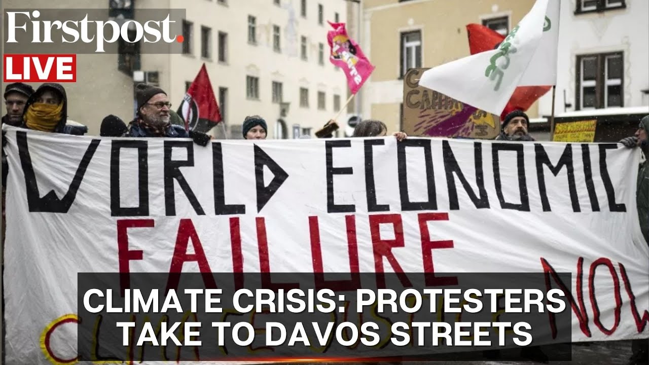 LIVE | Climate Activists Stage Protests in Davos Ahead of World Economic Forum's Opening Ceremony