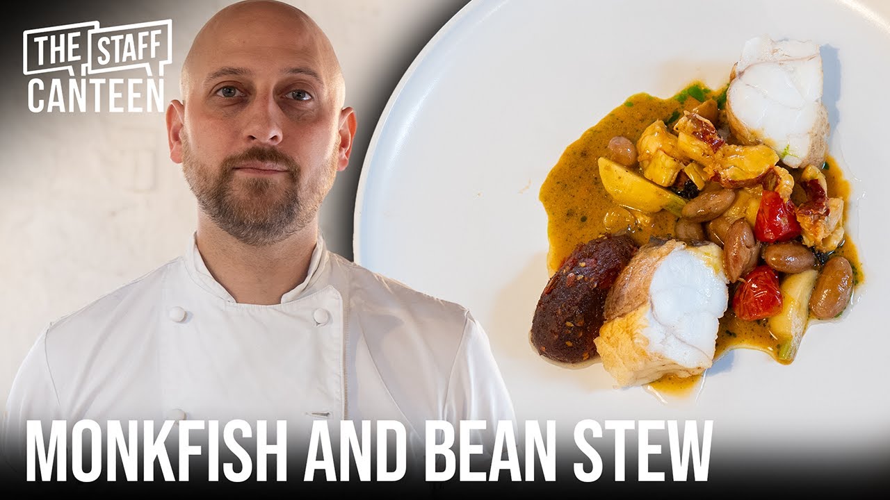 Roast Monkfish, Lobster and Borlotti Bean Stew Recipe