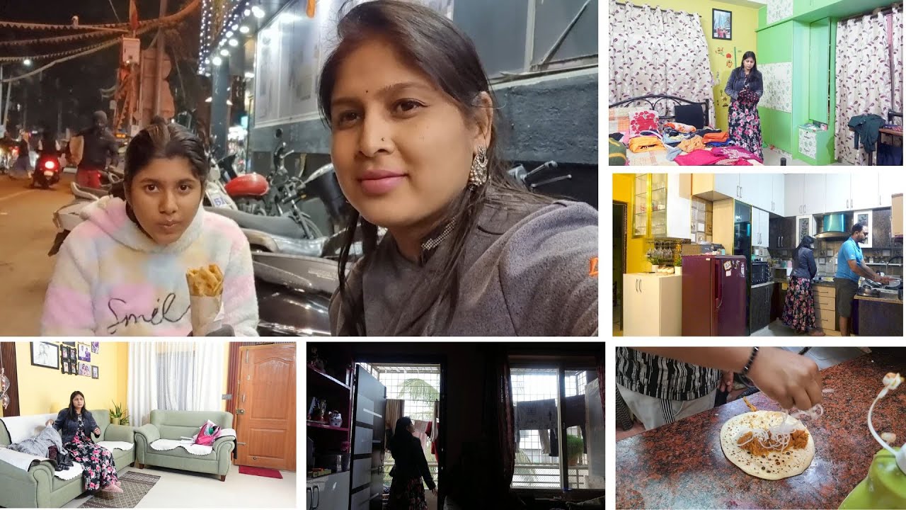 ಕ್ರಿಸ್ಮಸ್ ಹಾಲಿಡೇ ಟ್ರಿಪ್ ಪ್ರೆಪರೇಷನ್ l Trying Kolkatta kati roll - Late share - kannada vlog
