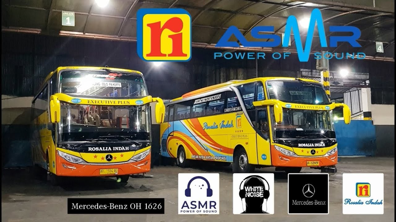 Розалия Инда Mercedes Benz OH 1626 Bus Journey ASMR и белый шум для любителей автобусов