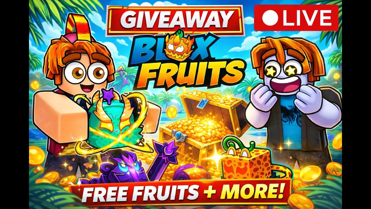 LIVE 🔴BLOX FRUITS GIVEAWAY AND FUN 🔴!! Lest Play Together