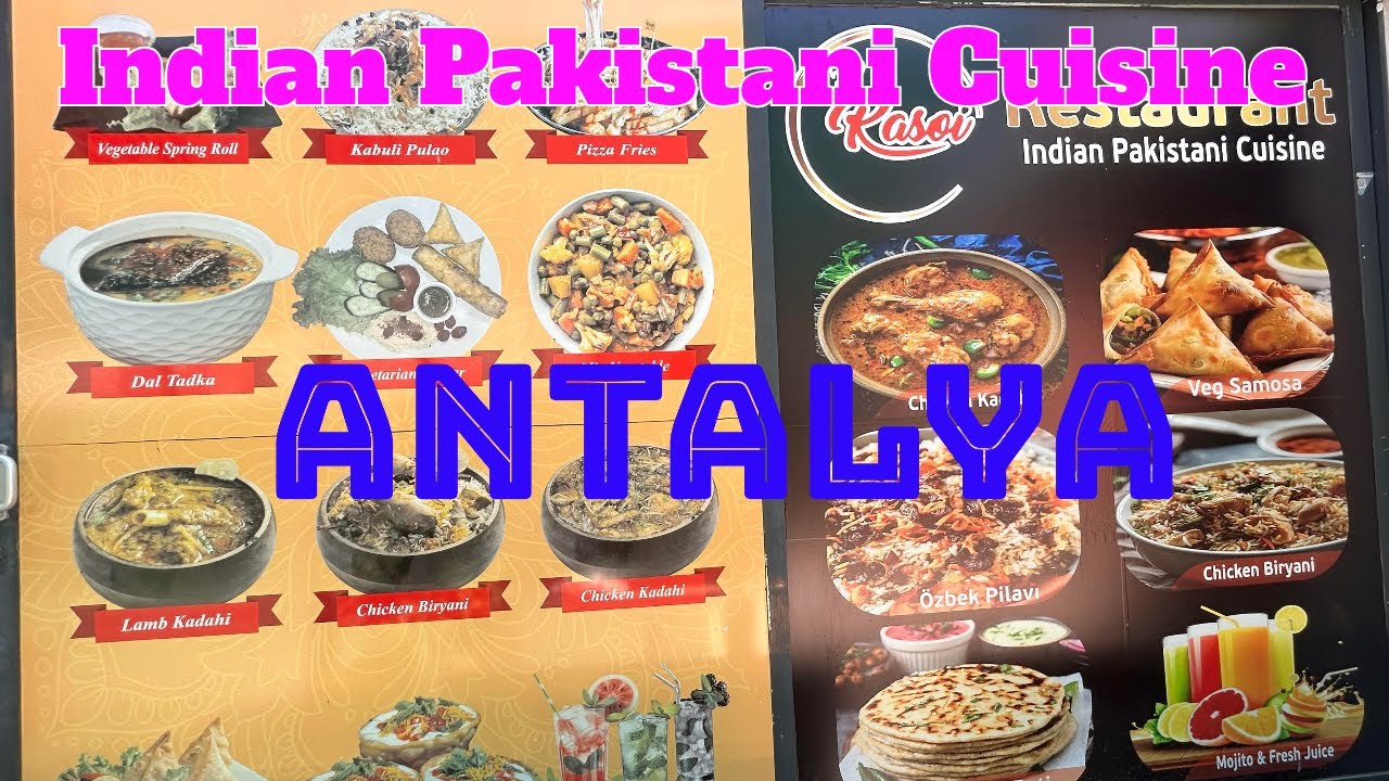 Rasoi Indian and Pakistani Restaurant in Antalya Old Town Turkey | Cheapest Indian Food in Antalya |