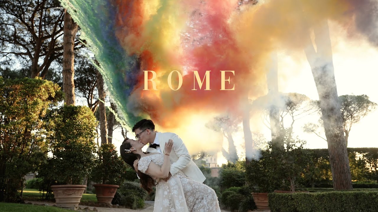 Wedding film in Rome // Villa Aurelia // Annie & Sea