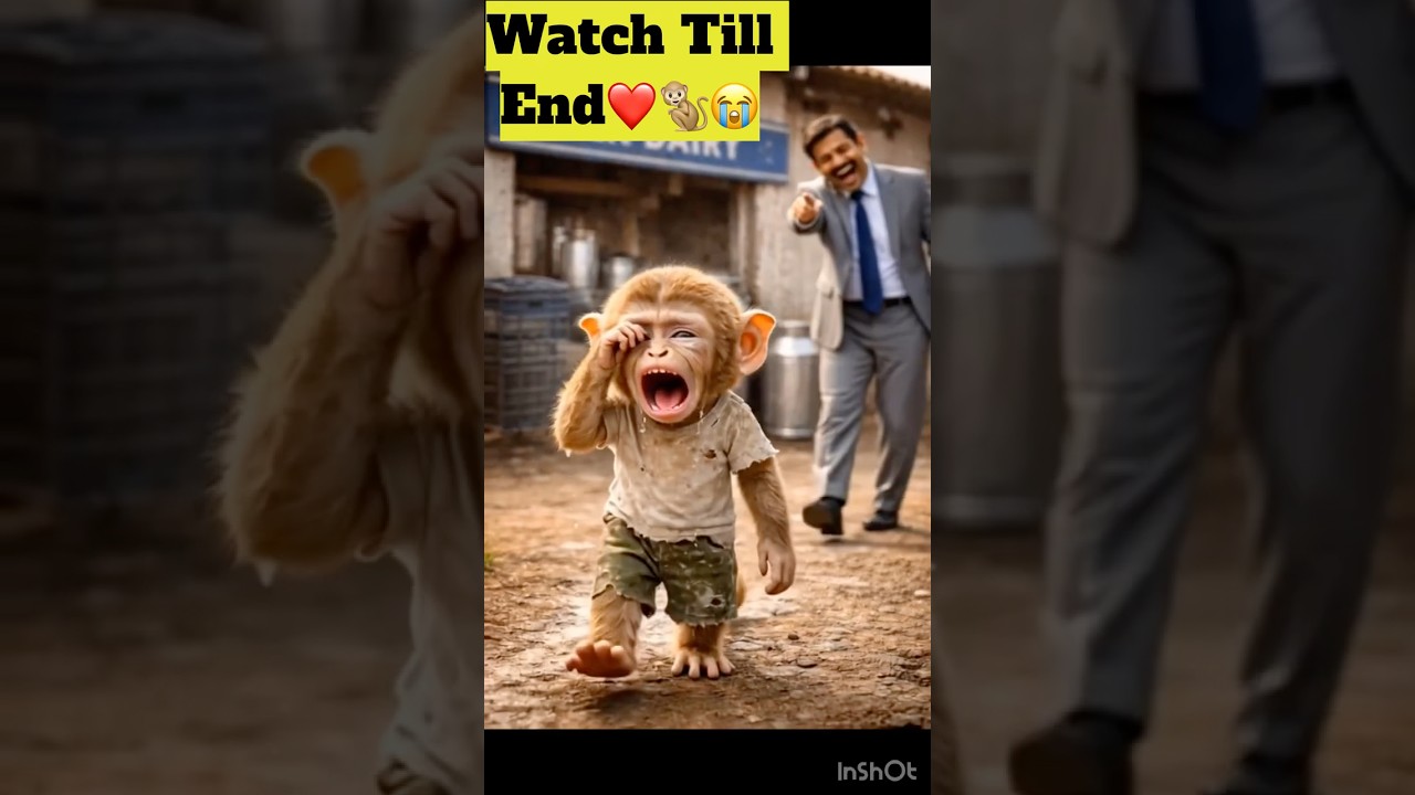 Baby Monkey  a kind of Changed This Family’s Life Forever ❤️🐒