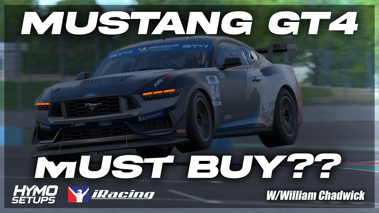 Первые впечатления и обзор нового Ford Mustang GT4 от iRacing | Стоит ли его покупать? | Обновлен...