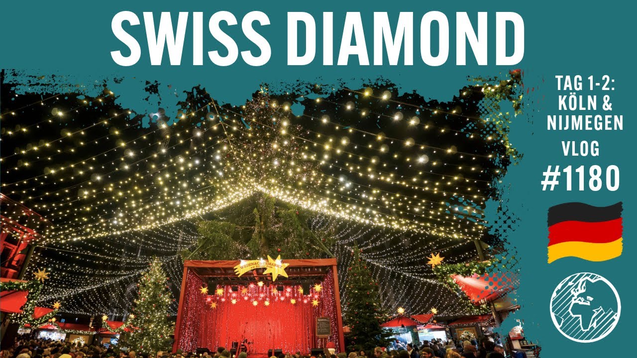 Swiss Diamond | Tag 1-2 | Köln & Nijmegen | ReiseJung | Vlog 1180