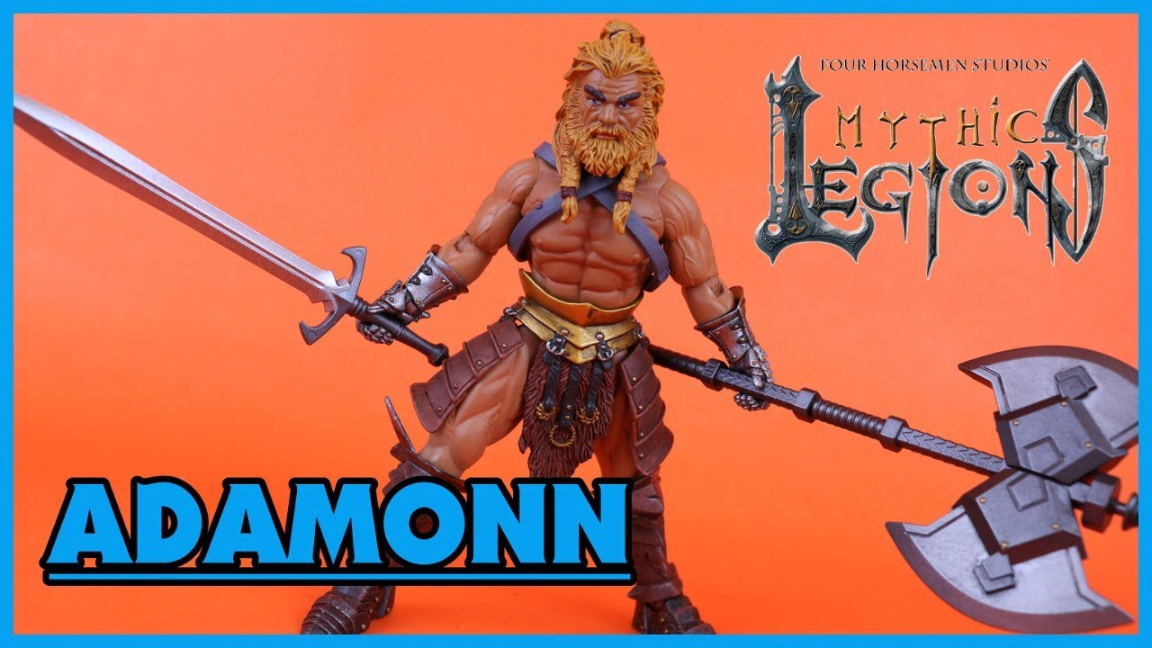 Four Horsemen Studios Mythic Legions: Coliseum ADAMONN Action Figure Toy Review