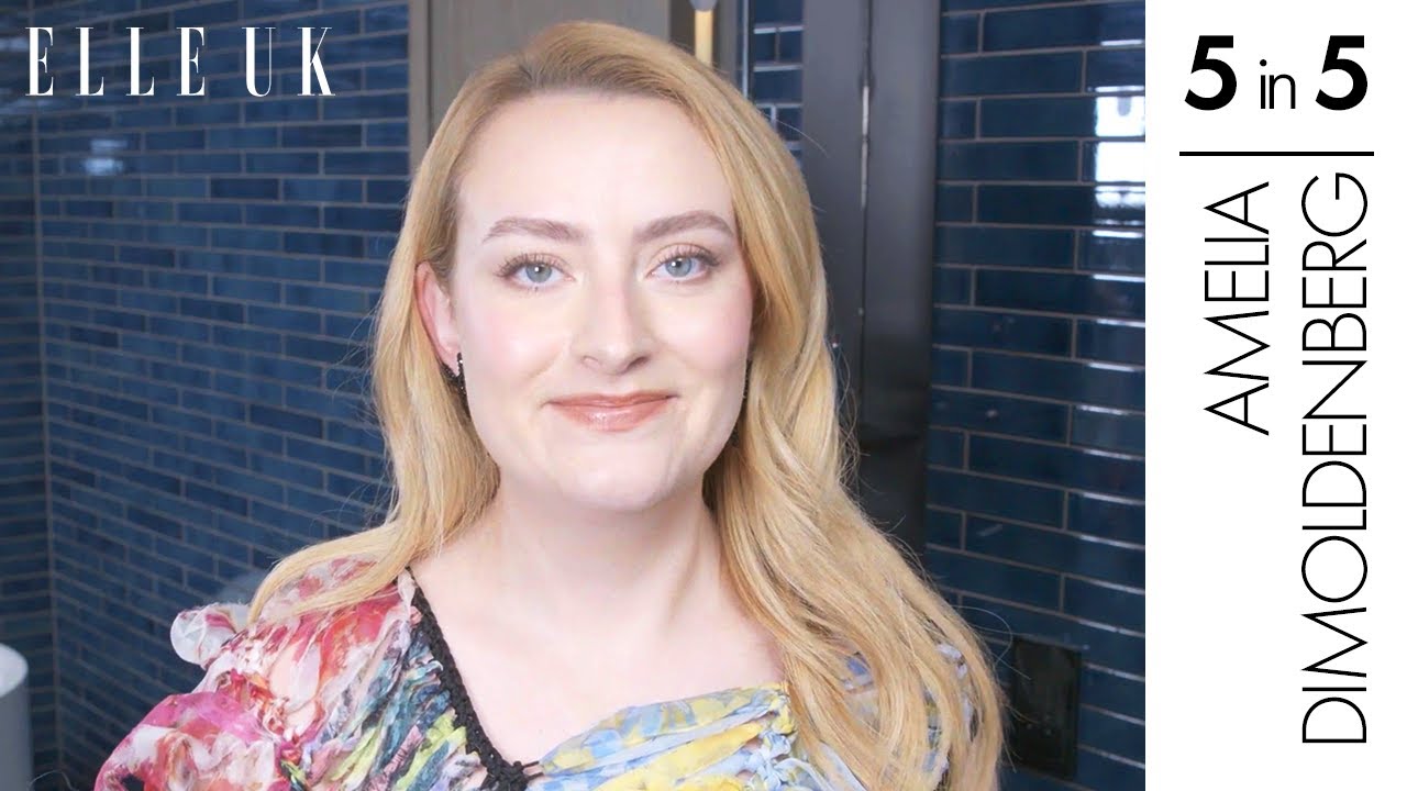 Amelia Dimoldenberg Shares Her Go-To Date Night Make-Up In Five Minutes | 5 In 5 | ELLE UK