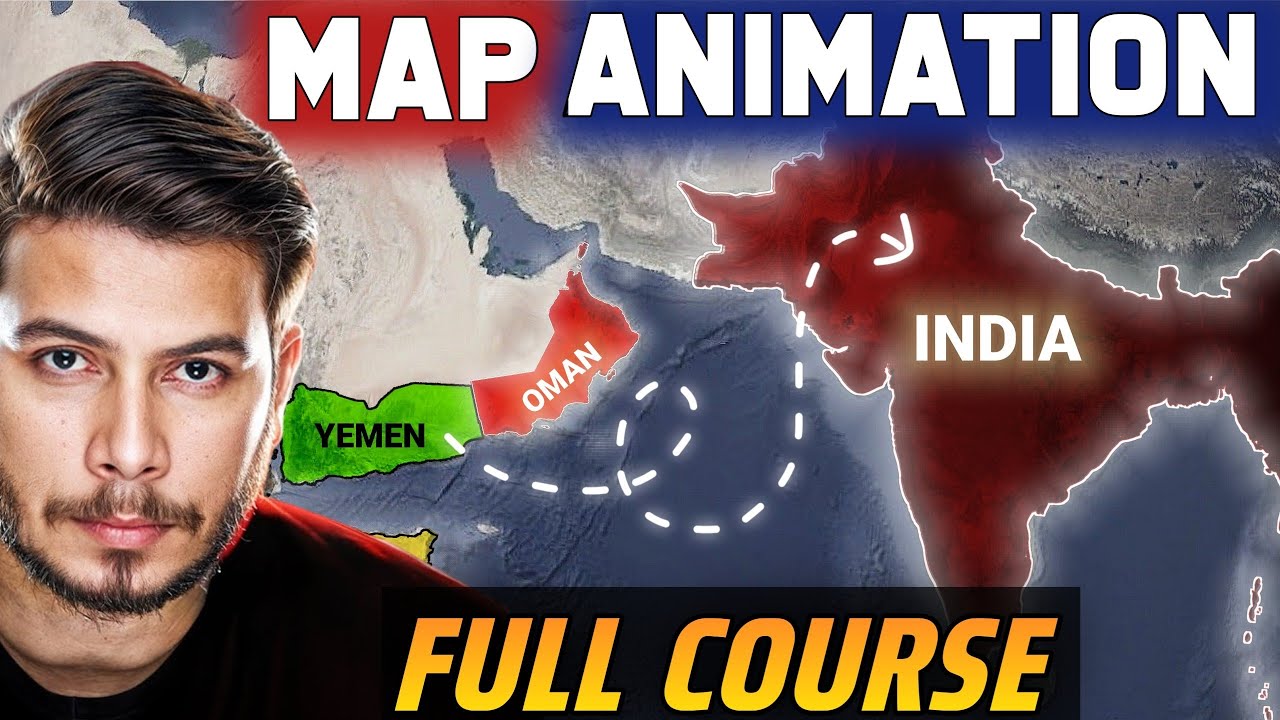 MAP Animation Video Kaise Banaye | How To Make MAP Animation