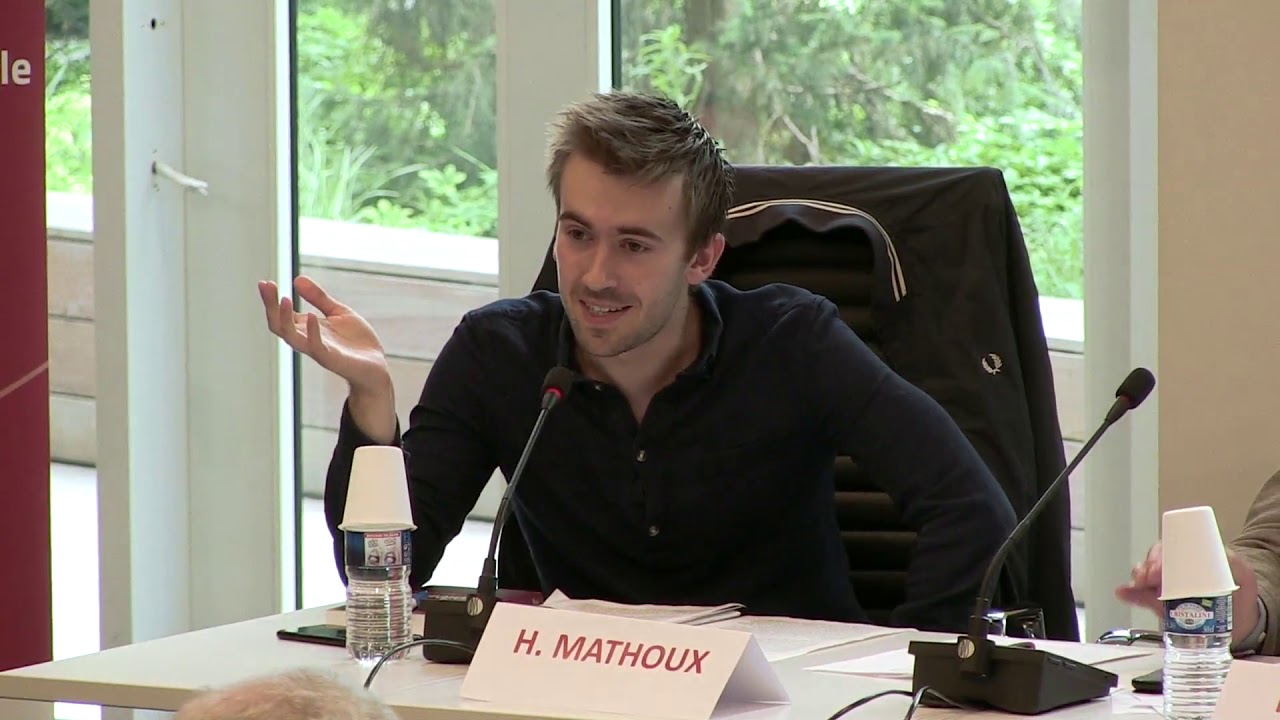 Colloque 15 juin 2019 UNIVERSITÉ SOUS INFLUENCE Hadrien Mathoux