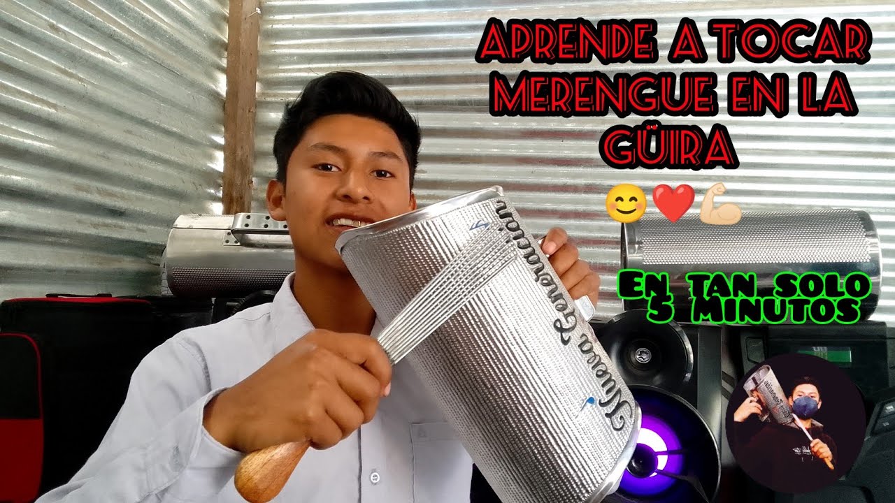 #tutoríal | COMO APRENDER a tocar Merengue en la ¡Güira! Fácil y rápido O.M. Güira 🎧 Tutoriales
