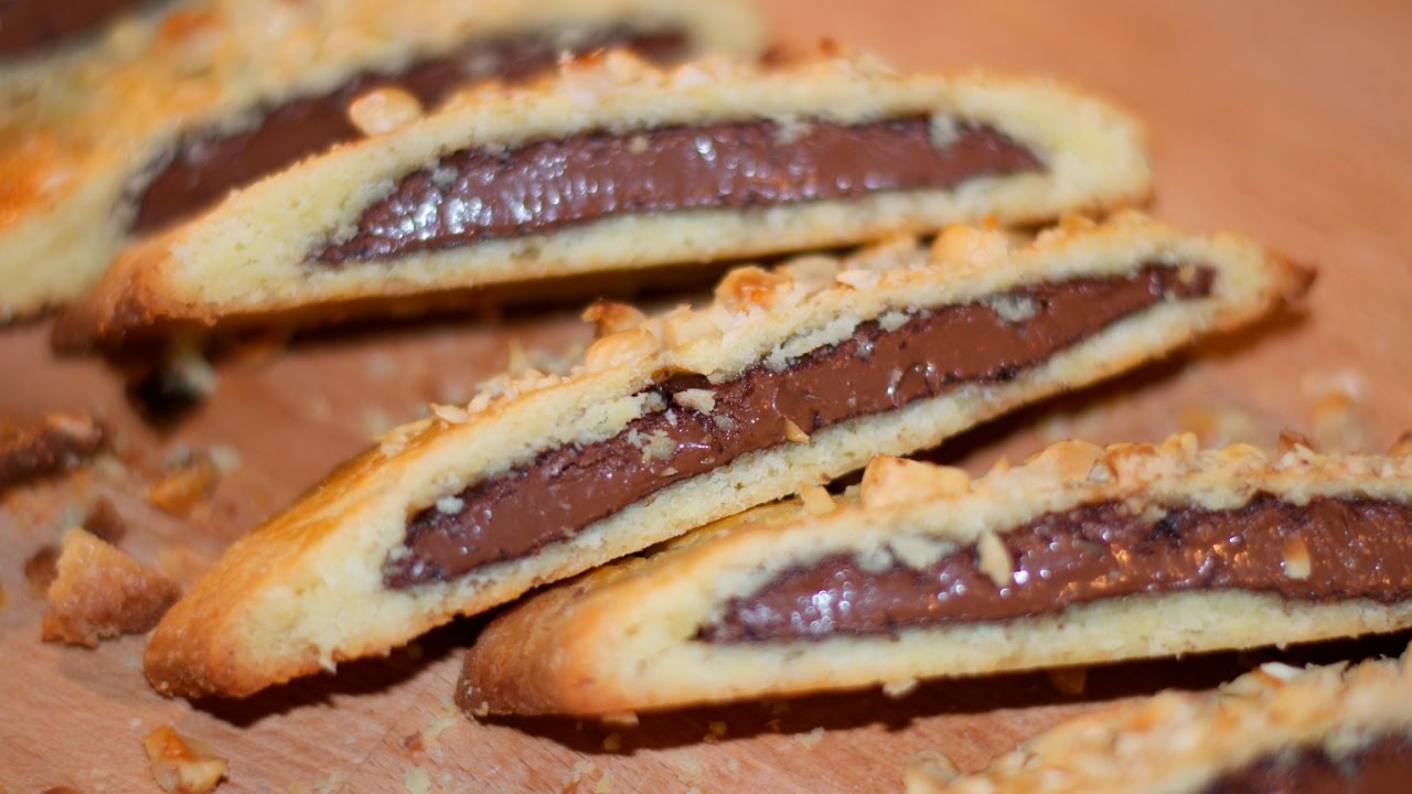 Nutella Filled Biscotti Recipe - How To Cook Real Italian Food from my Italian Kitchen