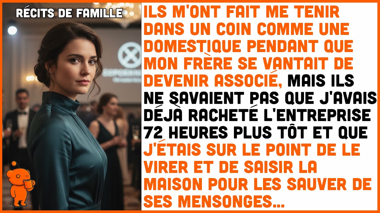 Ils m'ont reléguée dans un coin comme une domestique pendant que mon frère se vantait d’être associé