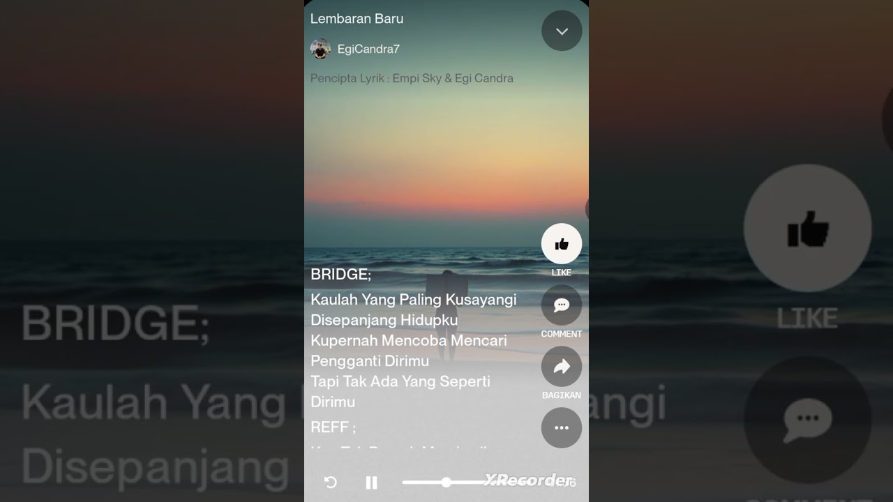 Egi Candra - Lembaran Baru Pencipta Lyrik : Empi Sky & Egi Candra Sound By : Suno Ai Terimakasih