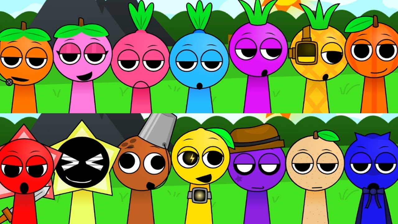 Incredibox Frunki 2.0 but they Swap Hair Cuts lol 🎃 A very interesting Swap with all kinds of Fruit