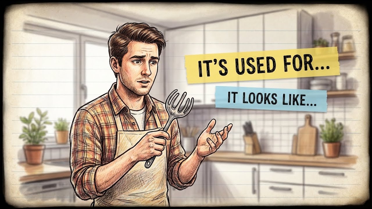 3 Simple Phrases to Describe ANYTHING in English (A2-B1 Level)
