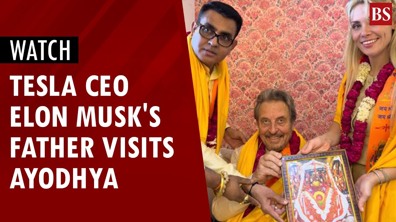 Watch: Tesla CEO Elon Musk's father Errol Musk visits Ayodhya
