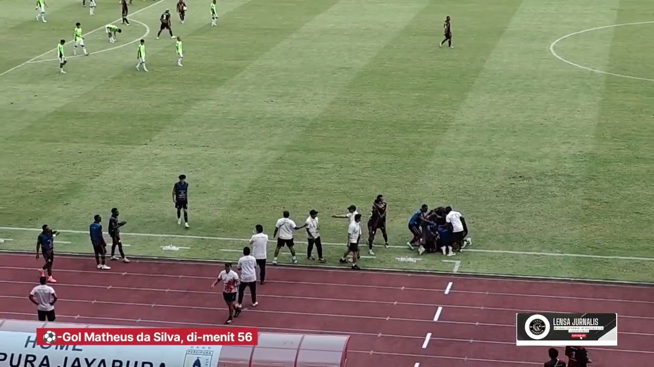 Persipura Jayapura vs PSS Sleman 1-1 || HIGHLIGHT; detik-detik GOL MATHEUS SILVA