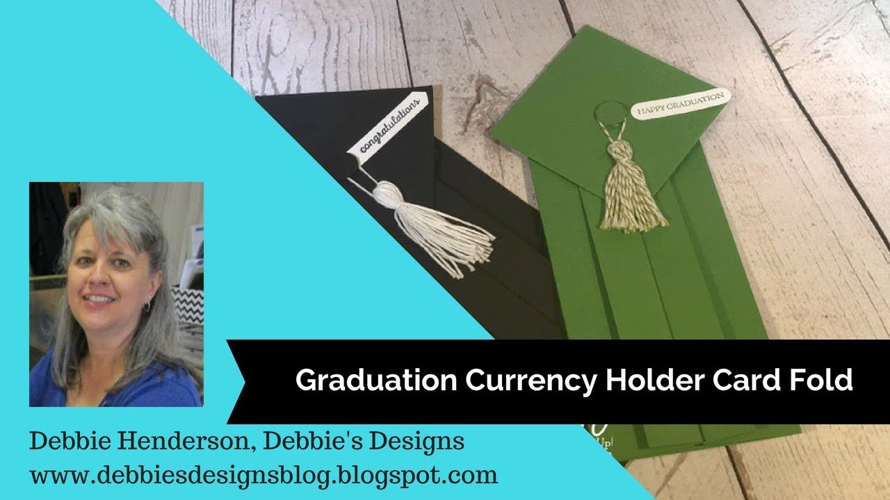 Graduation Currency Holder Card Fold