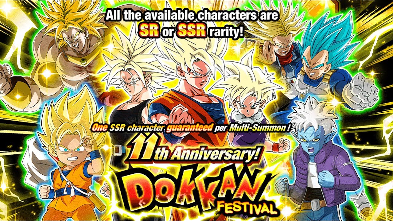 53 FEATURED SSRS! 11TH ANNIVERSARY DOKKAN FESTIVAL SUMMON! Dragon Ball Z Dokkan Battle