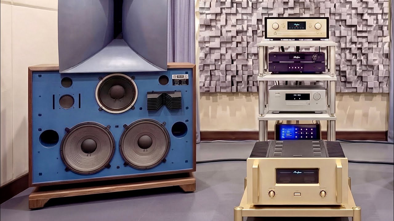 試下靚男音及結他~Ghost Town （現場Live) - Accuphase A50純A後級、Accuphase C280V前級、JBL 4355 +2360A 大號角