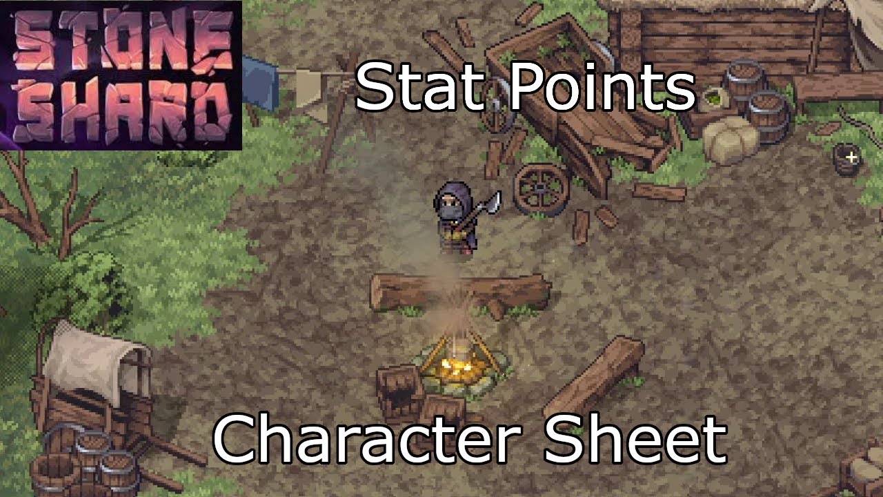 Guide for New Players - Stats, Skills & Character Sheet  - Stoneshard 0.9.3 2025