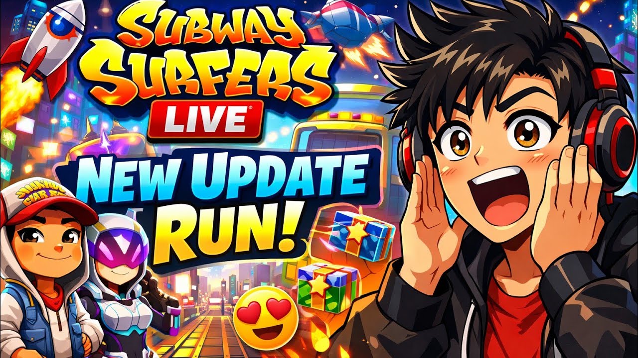 🚆 Subway Surfers LIVE 🔥 Unlimited Run Challenge | High Score + Crazy Speed Run 😱💥