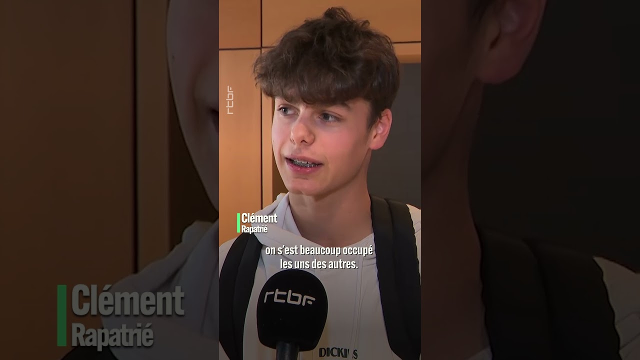 Moyen-Orient : les premiers Belges rapatriés #shorts #rtbf