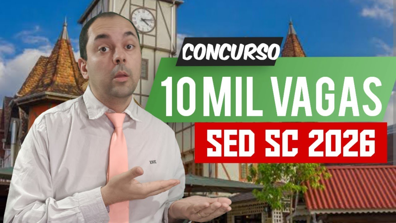 Concurso SED SC: saem editais com 10 mil vagas para efetivos