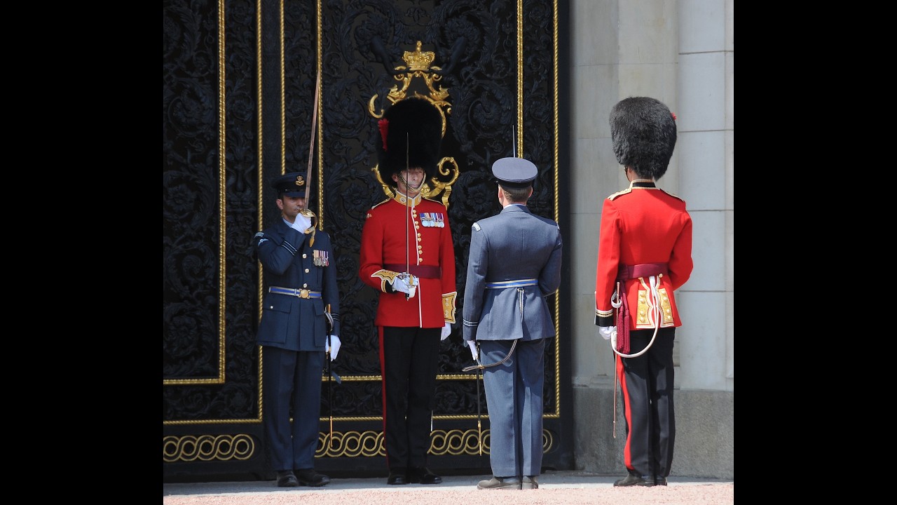 Royal Air Force, Changing of the Guard, Buckingham Palace, 6 July 2018