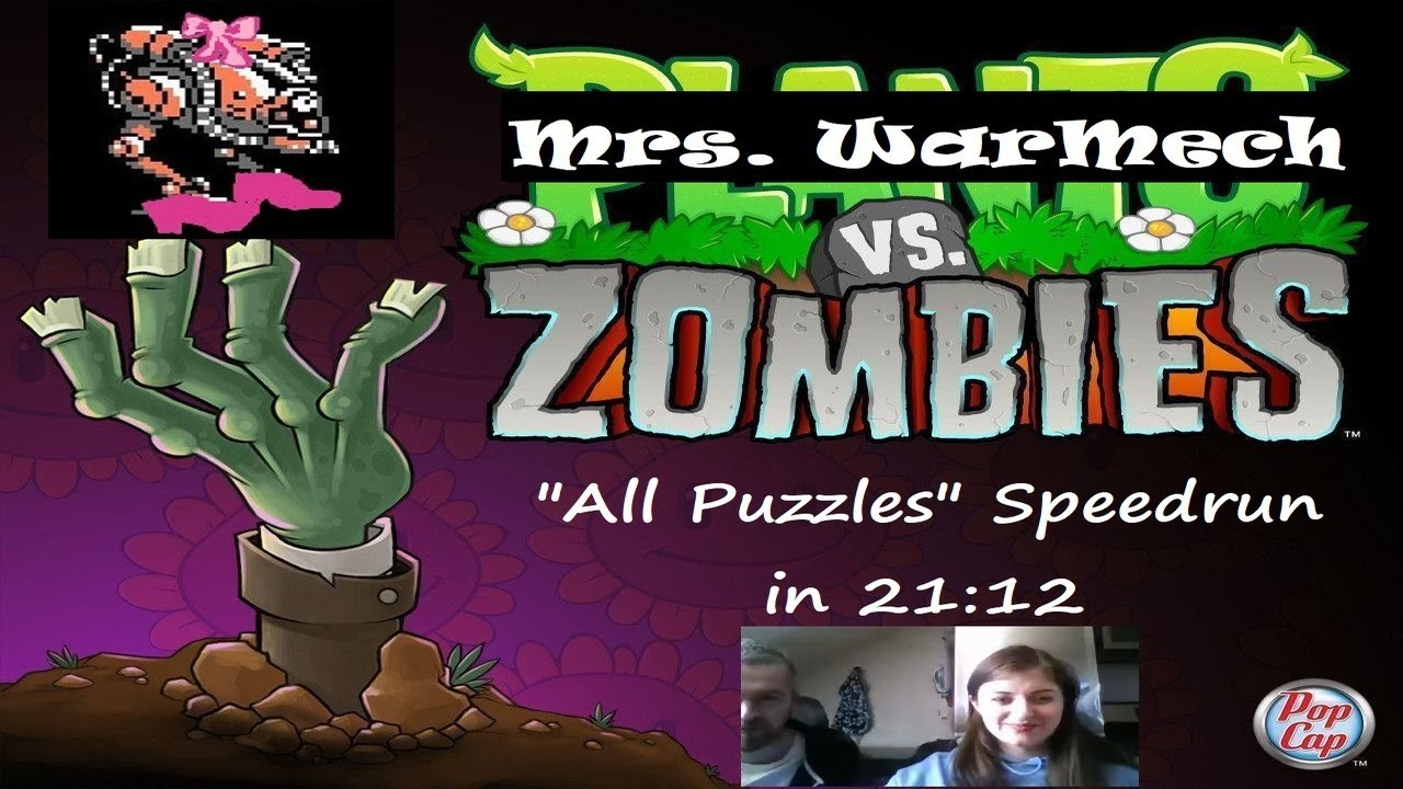 Mrs WarMech vs Zombies - All Puzzles Speedrun in 21:12