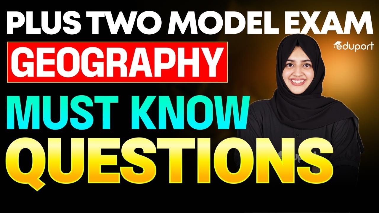 Plus Two Geography | Must know Questions | Eduport Plus Two