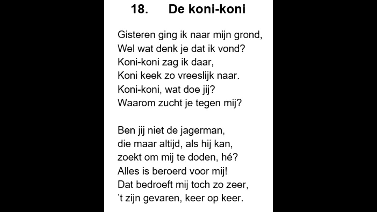 De Koni koni. Surinaamse Parels. Zin en Zang editie