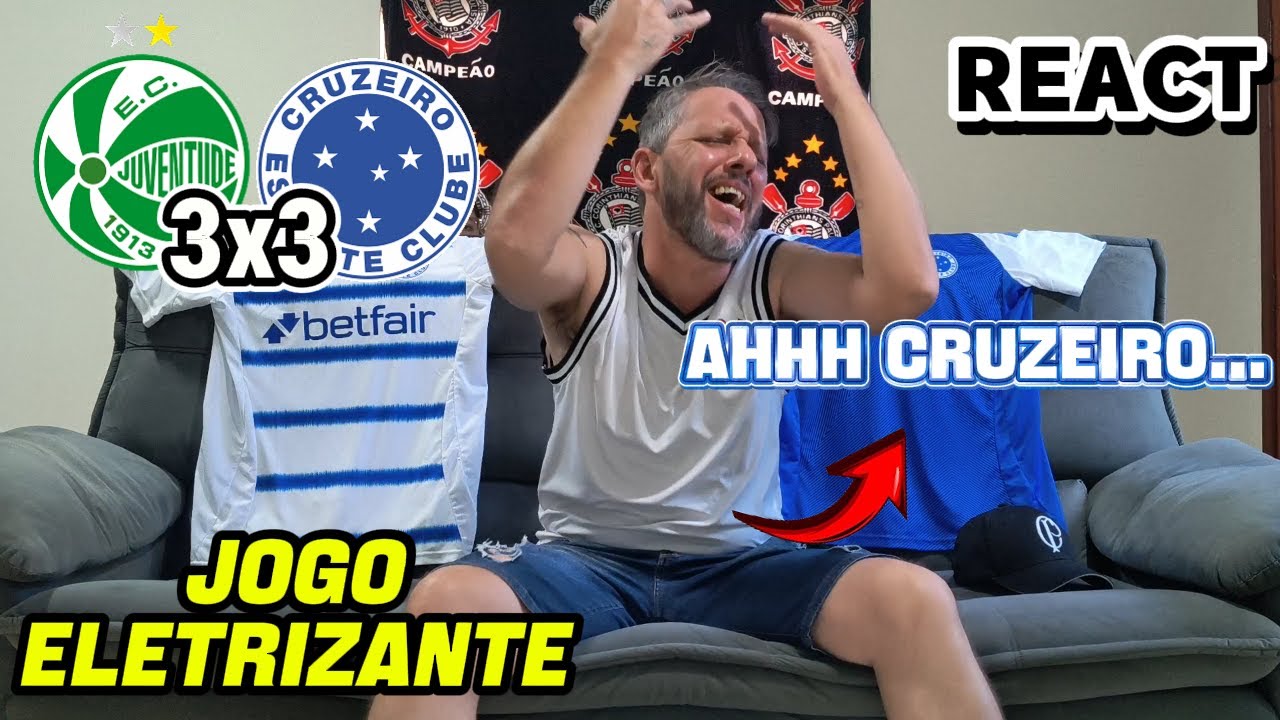 REACT Juventude 3x3 Cruzeiro - CRUZEIRO IS A JOKE! THEY DON'T WANT TO BE BRAZILIAN CHAMPIONS!