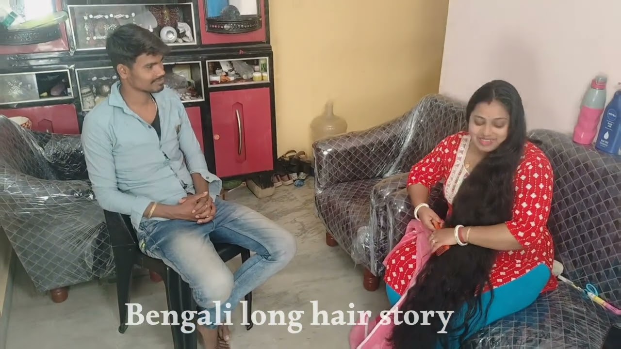 long hair styling by Neighbour|| long hair story|| hair style