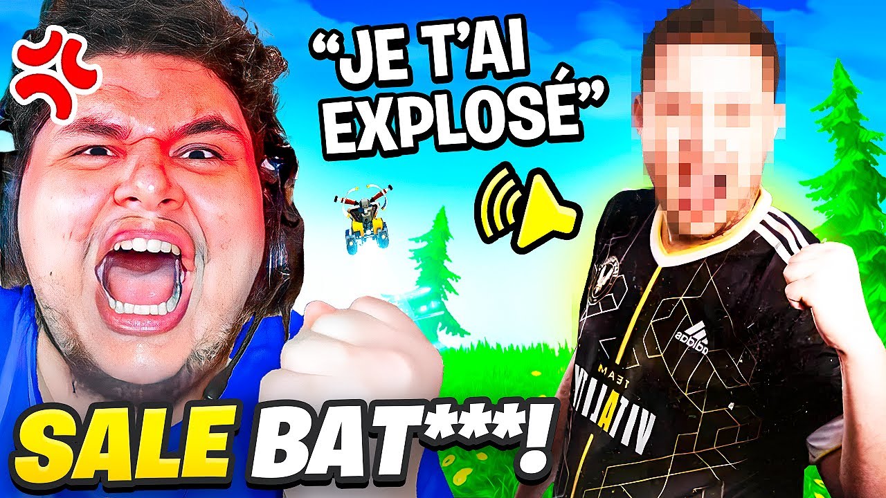 Un joueur PRO me fait RAGER sur FORTNITE !!!