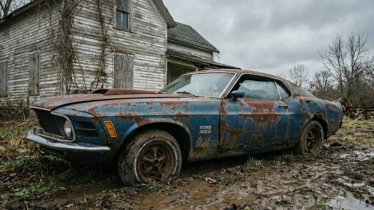 Full ASMR Car Restoration of 1970 Ford Mustang Boss 429 | Abandoned to New
