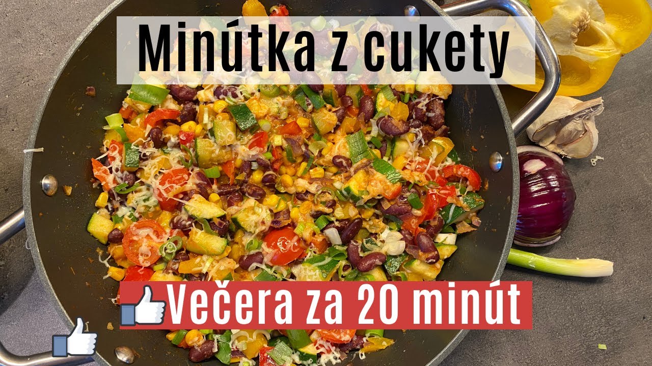 Rýchla a chutná cuketová panvica. Minútka z cukety. Cuketové špagety. Večera za 20 minút.