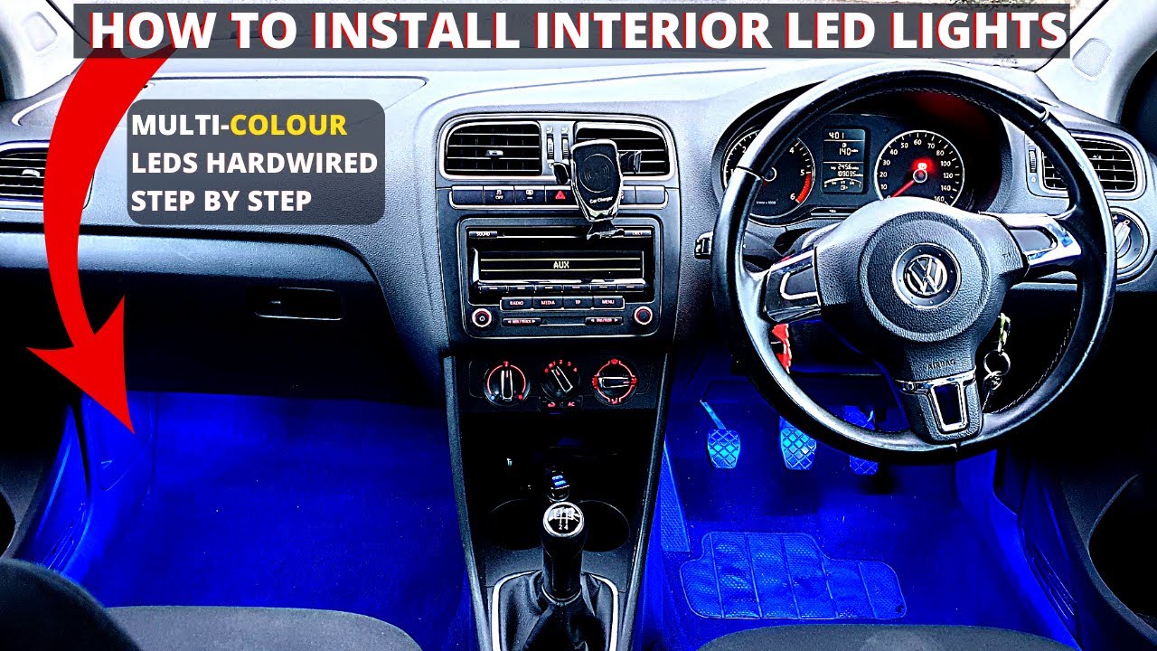 How to Install Car Interior Led Lights Hardwired In Any Car