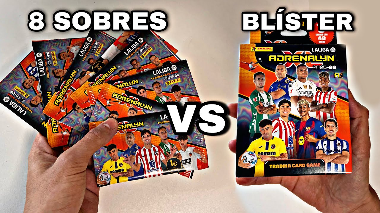 BLÍSTER vs 8 SOBRES de ADRENALYN XL 2025/26 *Sale BALÓN DE ORO??*