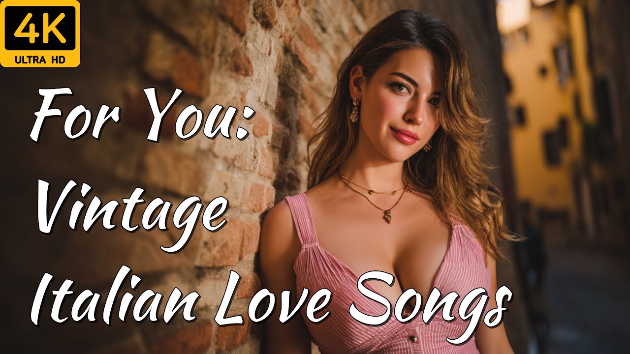 Vintage Italian Love Songs Playlist – Romantic Italian Music from Amalfi & Lake Como | 4K 🇮🇹💕